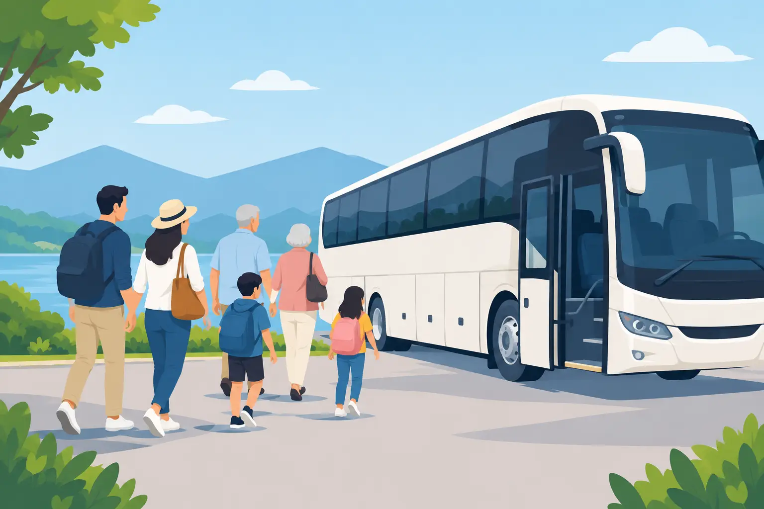 Family Reunion Bus Hire for Easy Group Travel