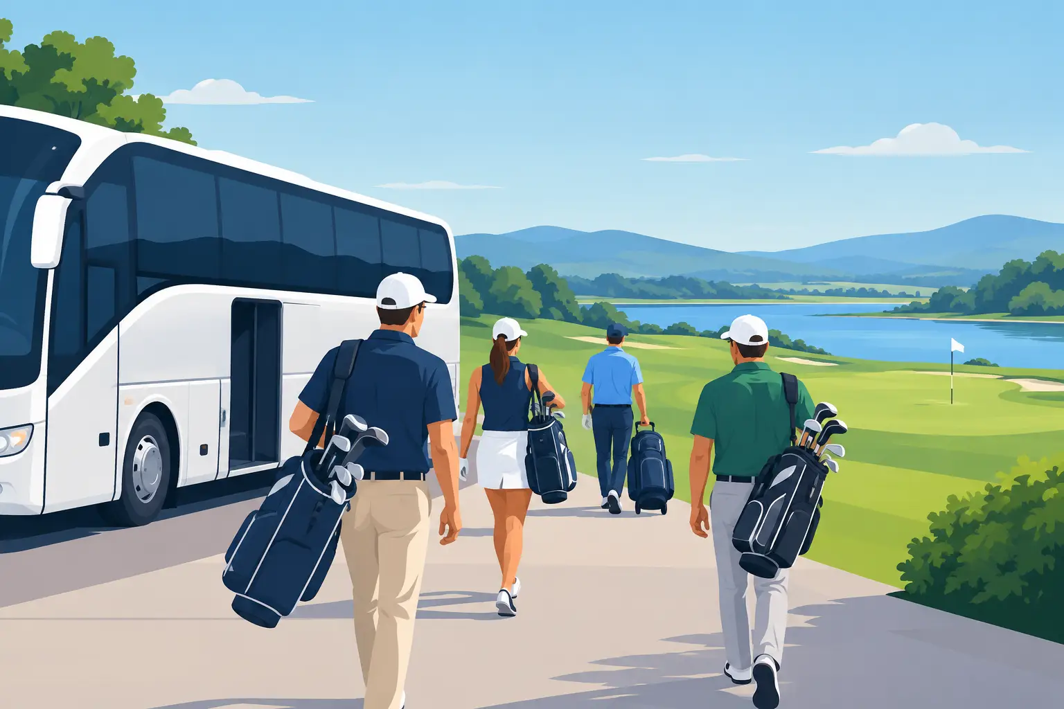 Bus Hire for Golf Groups for Better Golf Days