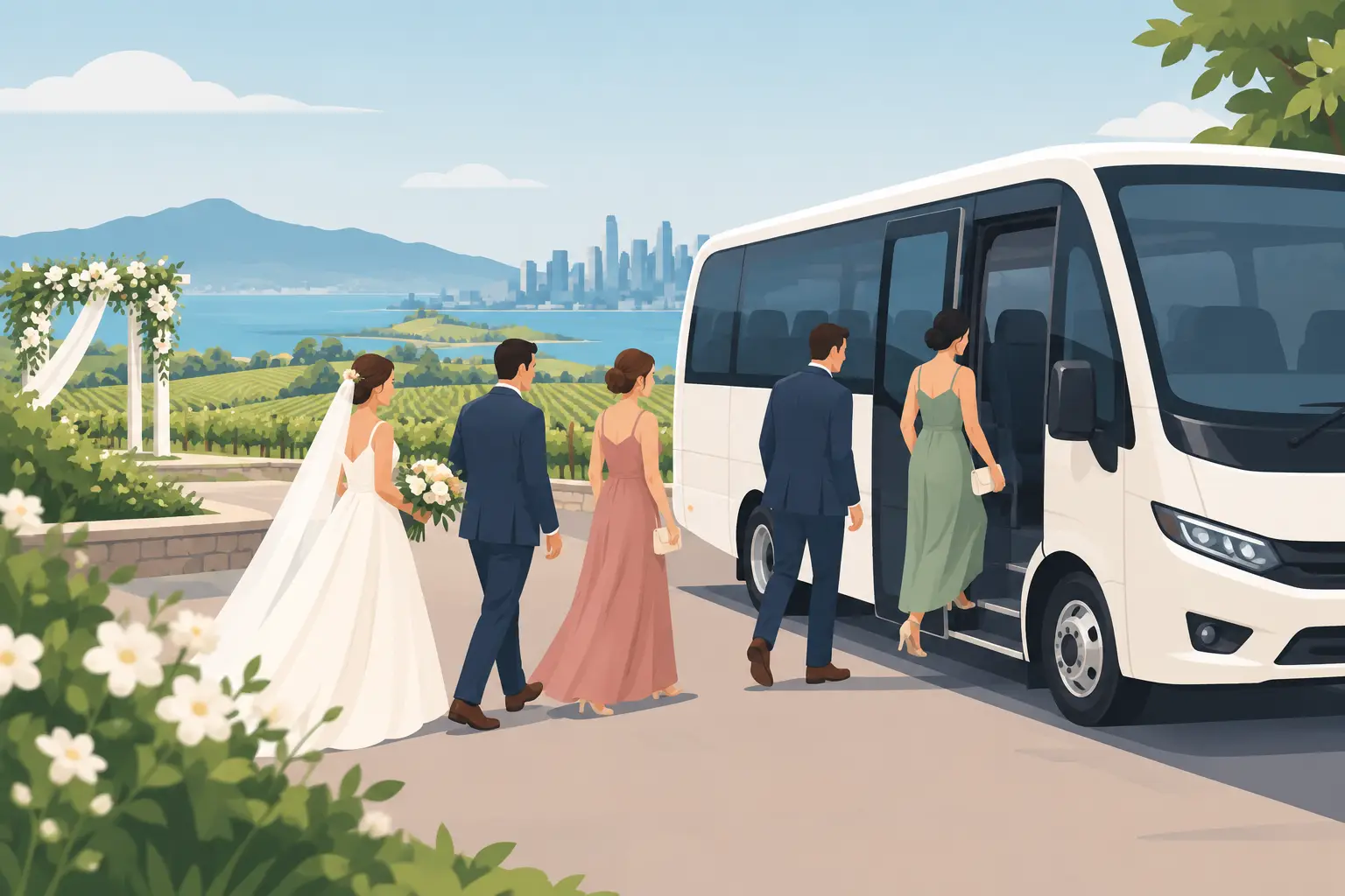 Best Wedding Guest Transport for Victoria Weddings