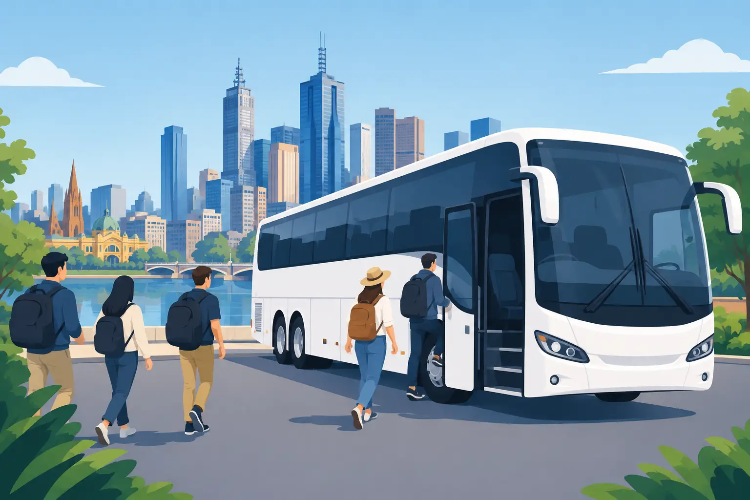 Charter Buses for Melbourne Group Travel